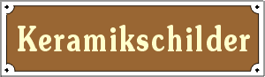 Keramikschilder